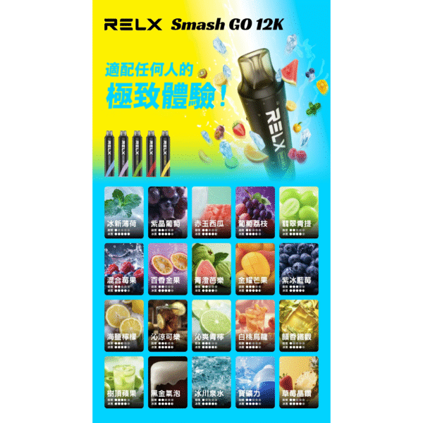 RELX悅刻拋棄式12000口 【滿6送1】